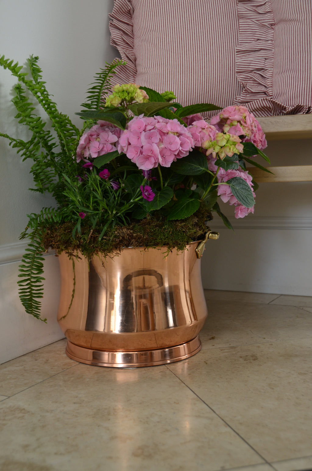 Copper Flower pot